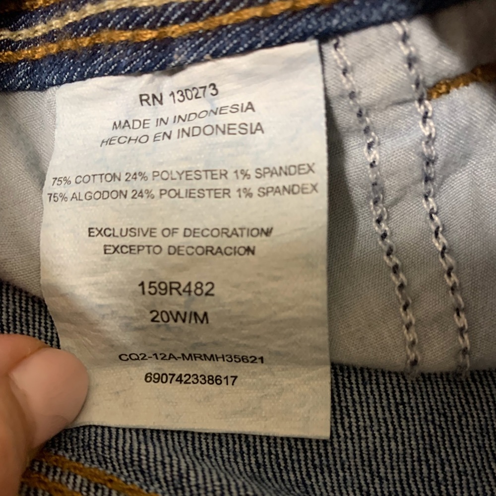 NWOT Riders by Lee Jean Shorts - sz 20W - Picture 6 of 7